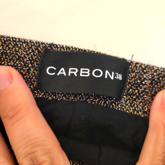 Carbon38 gold silver women's dress pants size XS - Picture 5 of 6